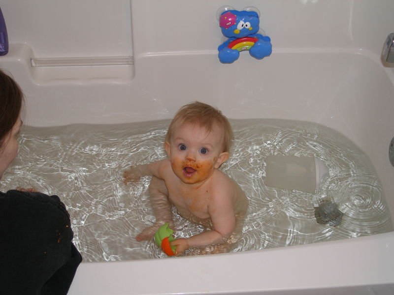Bathing cutie
