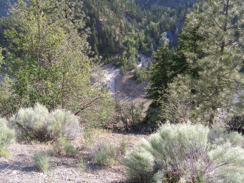 The Fraser River as seen from Hwy 12 between Lytton and Lillooet
