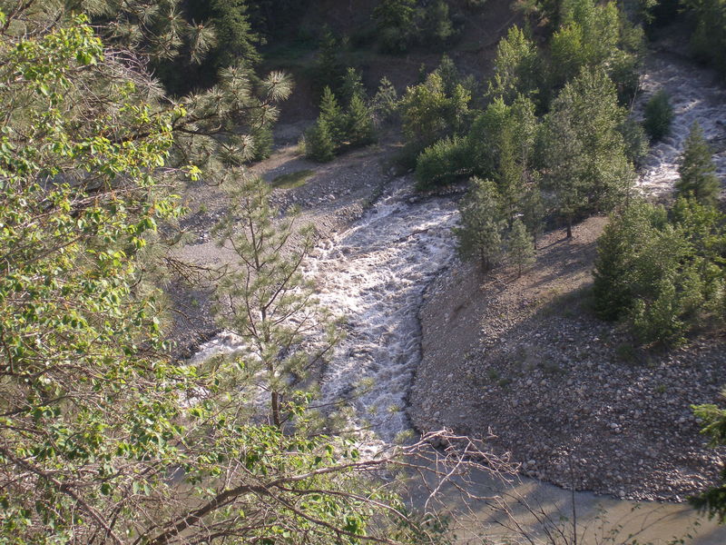 The Fraser River as seen from Hwy 12 between Lytton and Lillooet
