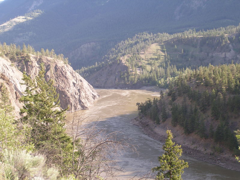 The Fraser River as seen from Hwy 12 between Lytton and Lillooet
