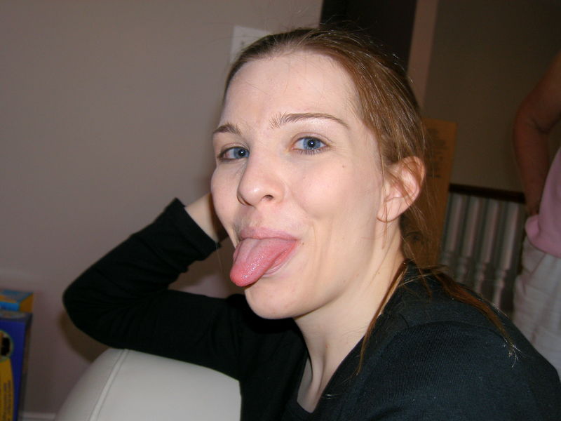 Heather showing us how much she loves having her picture taken
