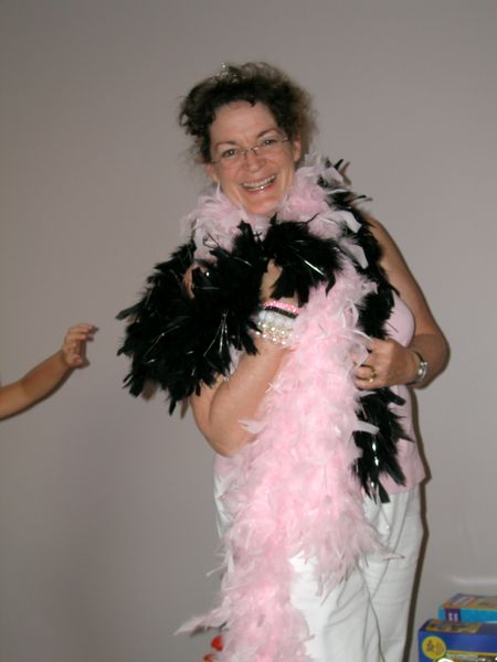 Auntie Kathy all dolled up
