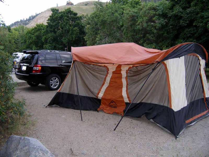 Our tent
