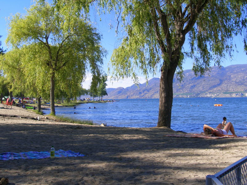 A beach in Summerland

