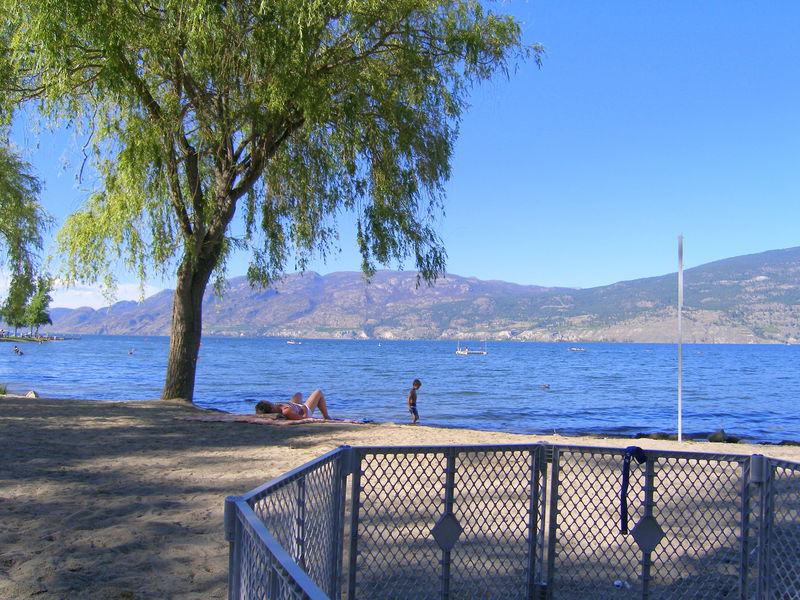 A beach in Summerland
