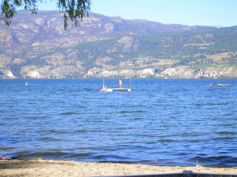 A beach in Summerland
