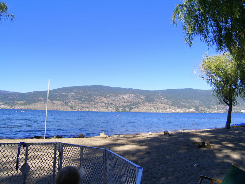 A beach in Summerland
