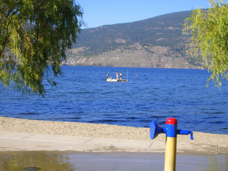 A beach in Summerland
