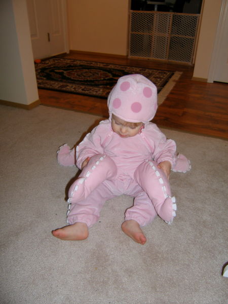 Not sure what to make of her new limbs
