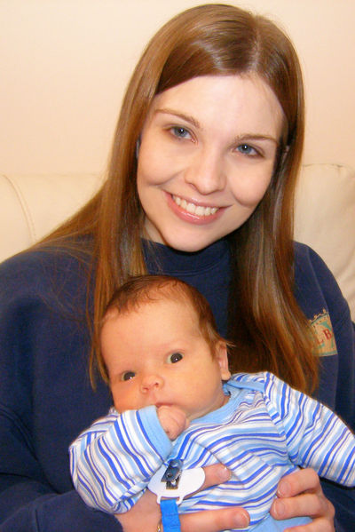 One of Daddy's favorite pictures of both Mommy & James

