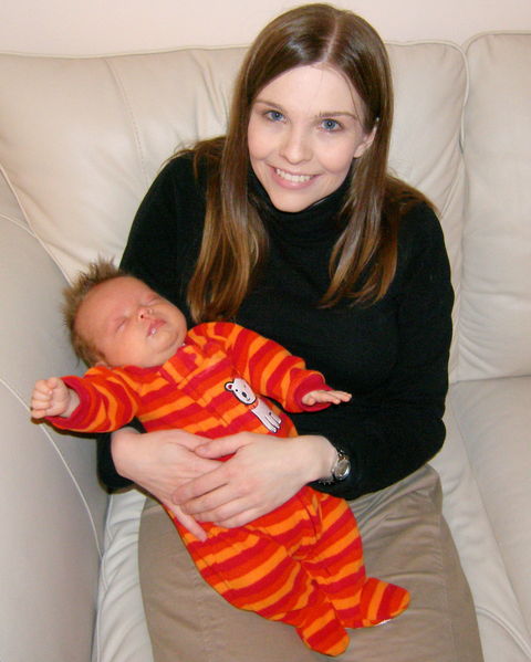 James, seven weeks old
