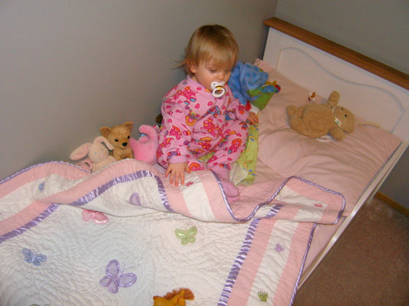 First time using her quilt
