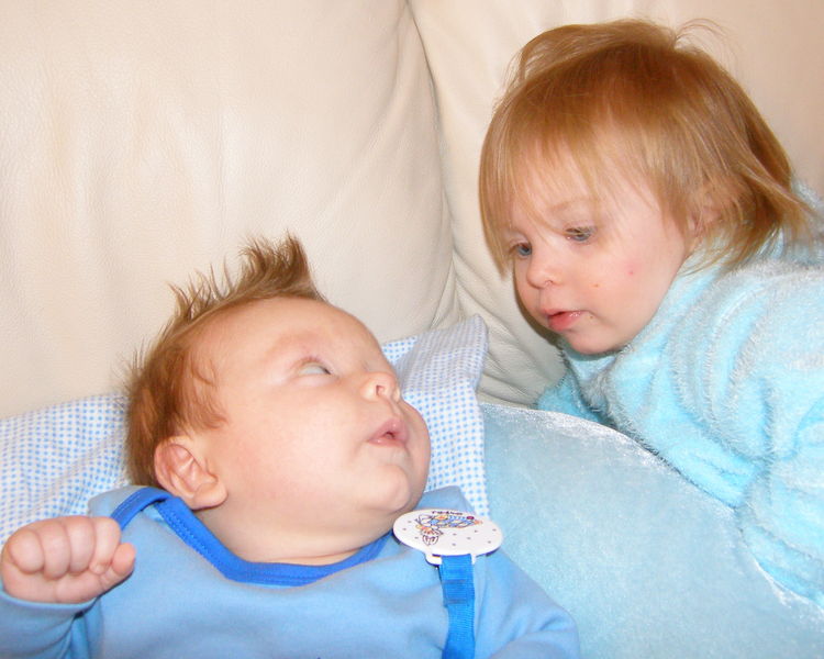 They adore each other
