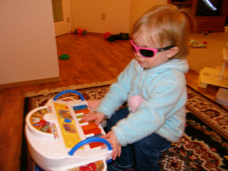 Even though this picture is blurry, it was far too cute to not upload
