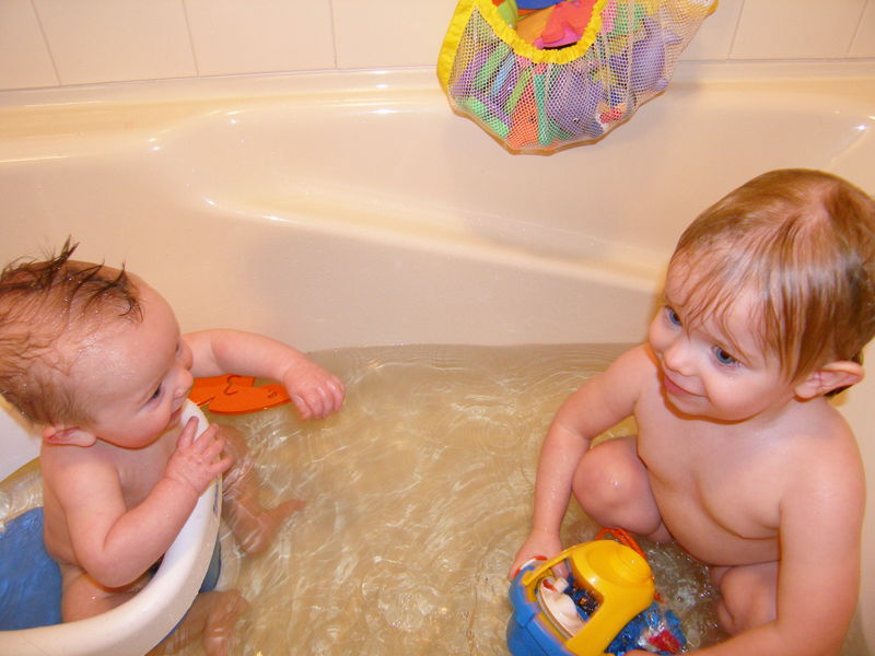 Bathtime fun
