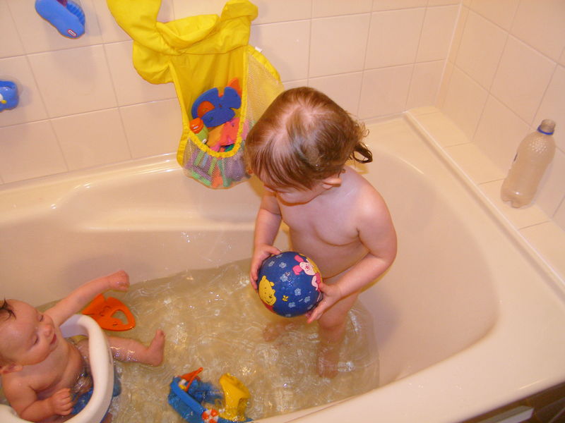 Bathtime fun
