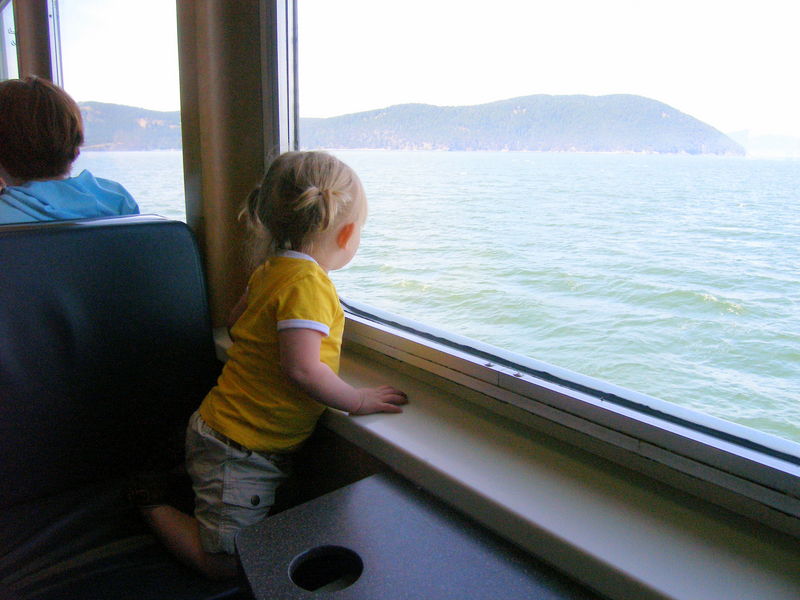 Maddi admiring the view
Keywords: Seattle, Victoria, Anacortes ferry