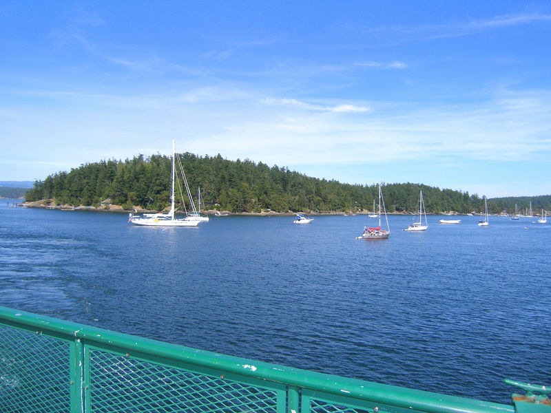 Friday Harbor, San Juan Island and a gorgeous sailboat
Keywords: Seattle, Victoria, Anacortes ferry, Friday Harbor, San Juan Island
