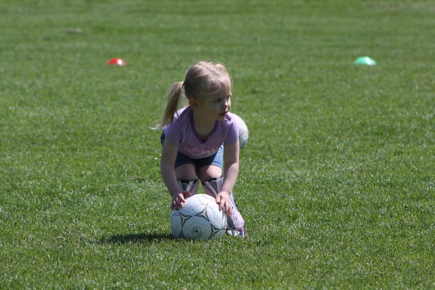 Our soccer star
