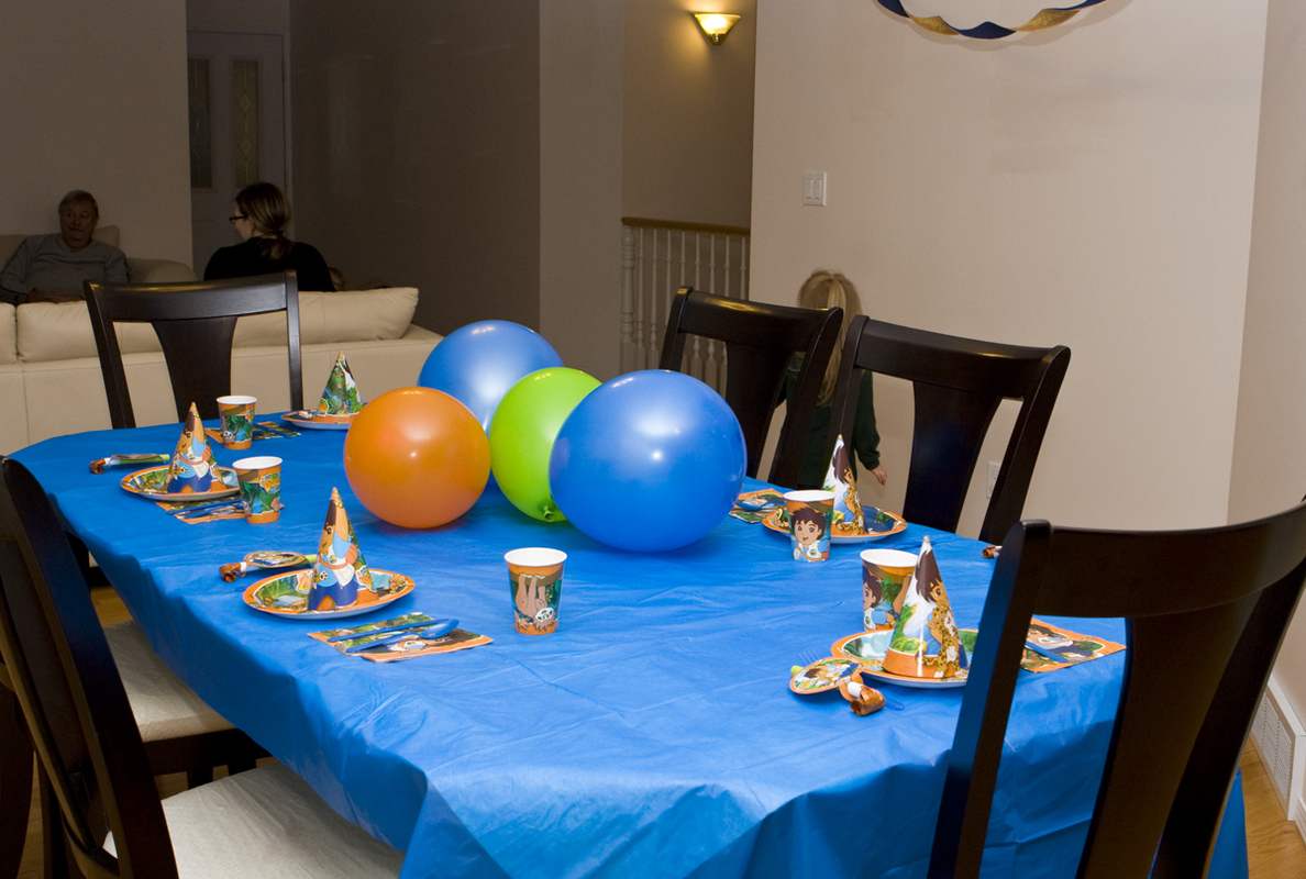 The dinner table
