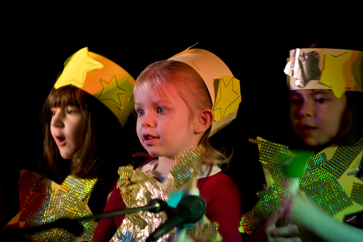 Maddi's very first Christmas concert!
