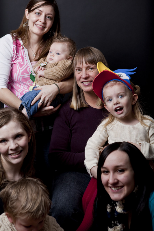 Nana, Mommy, Jennie, Becka, Maddi, James & Thomas
