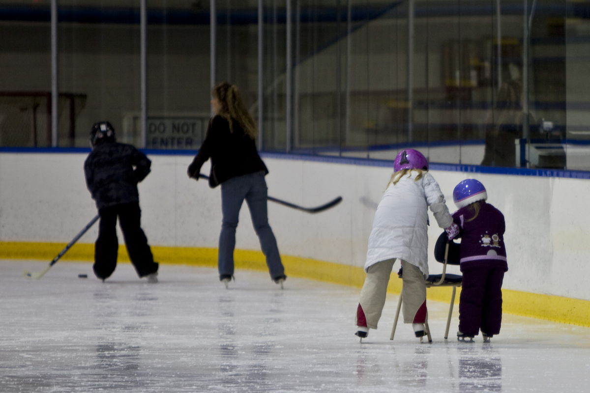 First time ice skating
