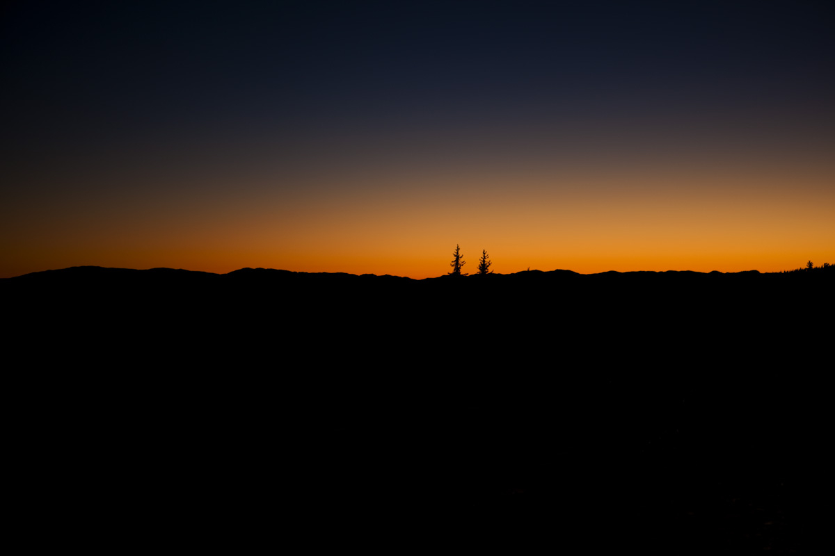 Gorgeous sunset from atop Big White
