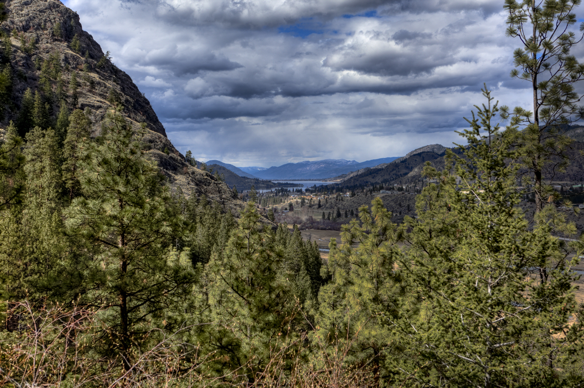 Looking north toward Okanagan Falls
