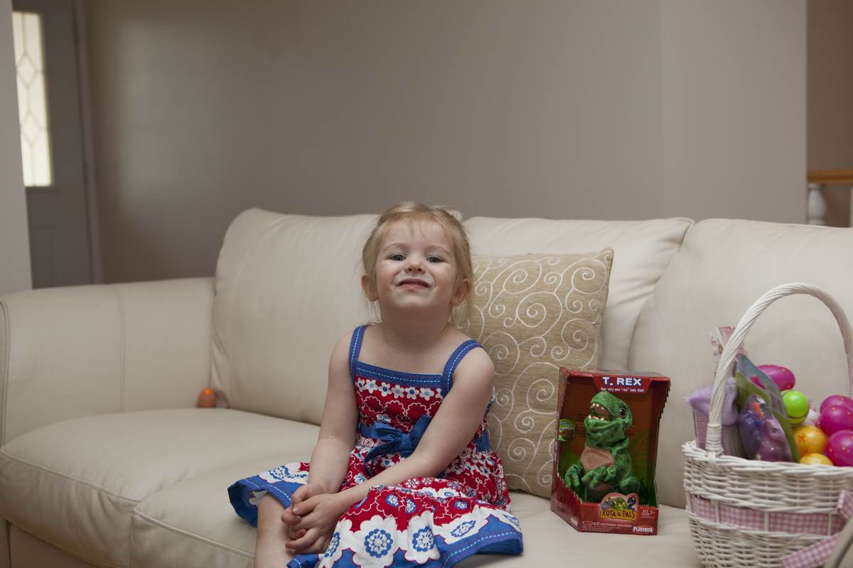 Maddi and her loot
