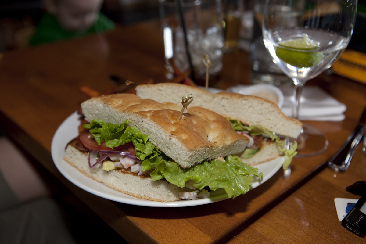 Heather's shrip blt

