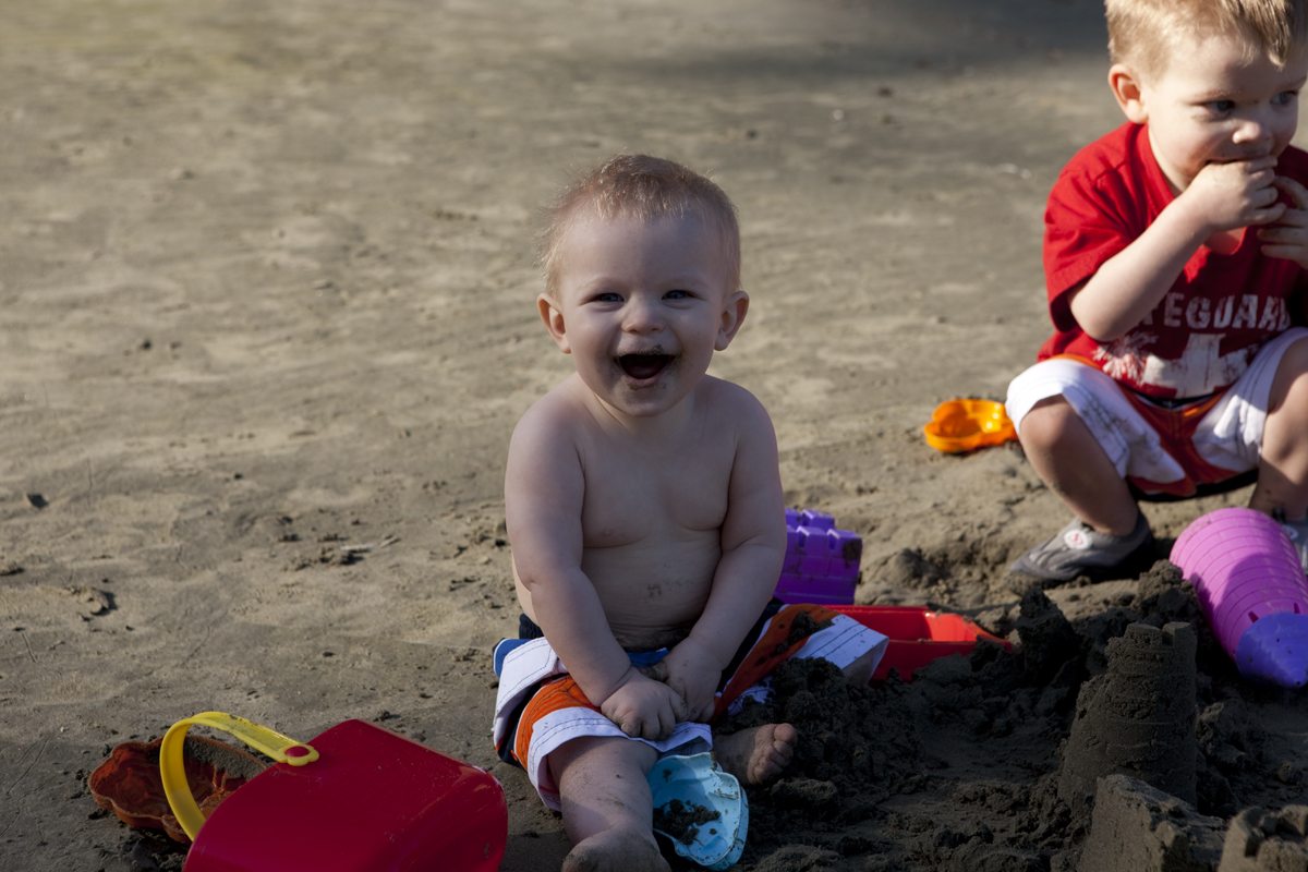 Mmmmmm!  Sand!
