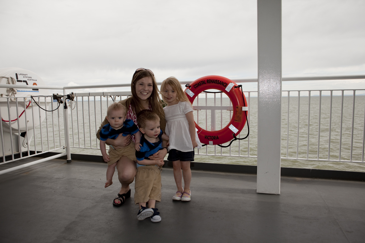 On the sun deck of the Coastal Renaissance on our way home
