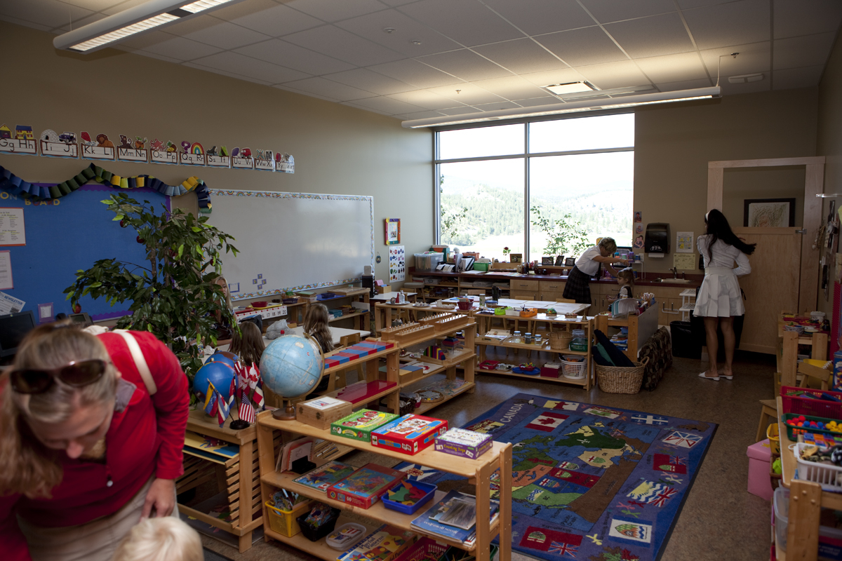 Maddux's new classroom
