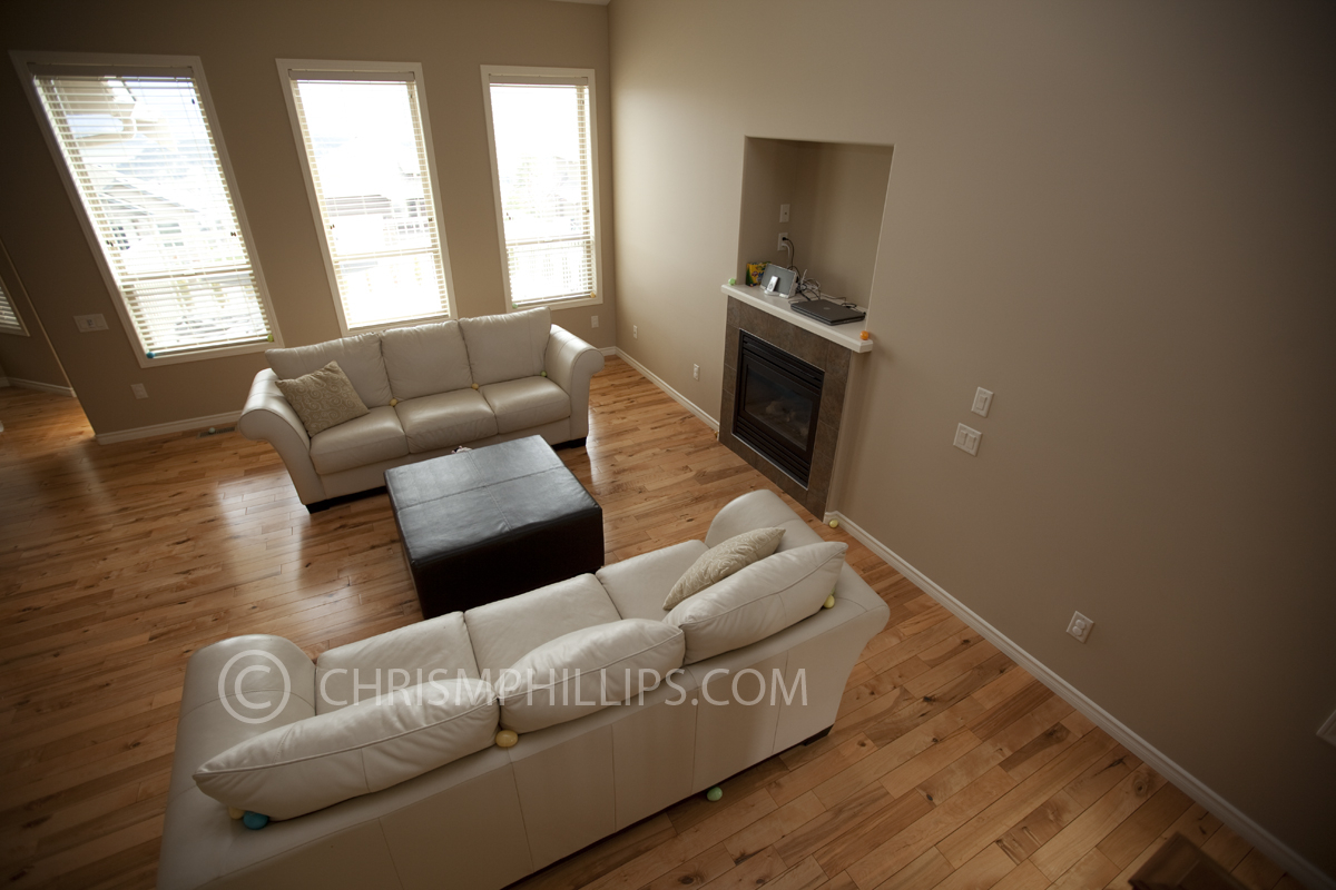 Our living room on Easter Sunday morning
