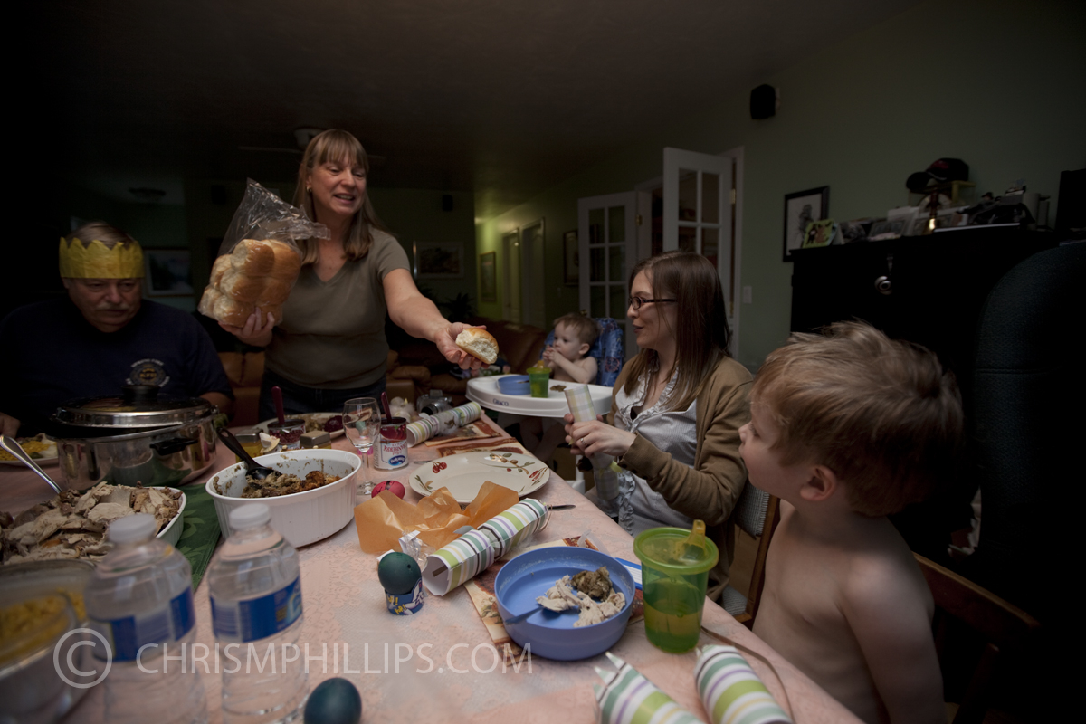 Easter dinner at Nana's
