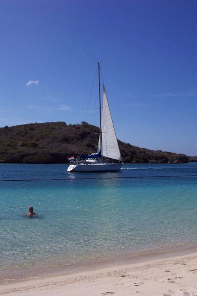 Sailboat at Barbara Beach


